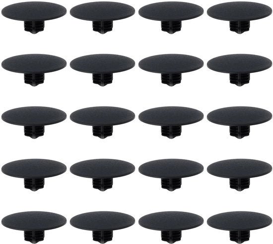 Clips di isolamento acustico 20 pezzi - Codice di sostituzione MU001282 - Materiale plastico - Compatibile con Mitsubishi ASX 2010-2020 - Facile da installare - Nero - Clips di isolamento
