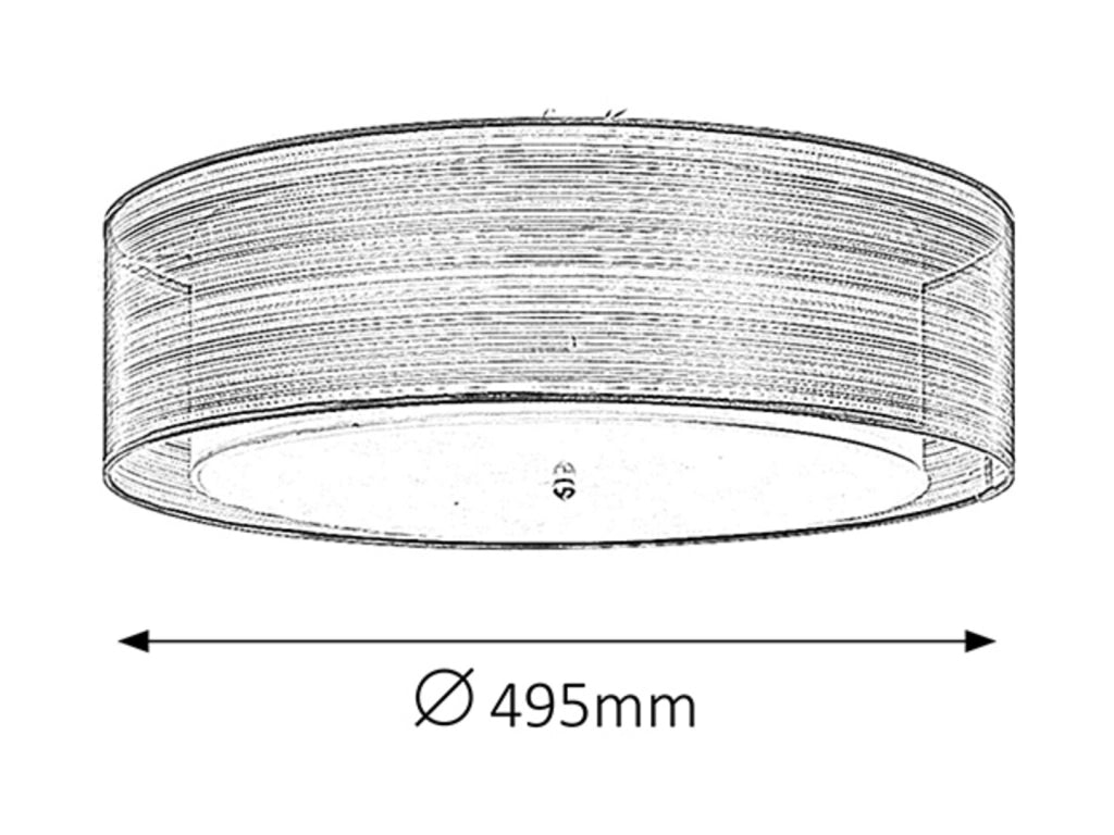 Plafoniera Rabalux Anastasia 2634 49,5cm E14 cromo