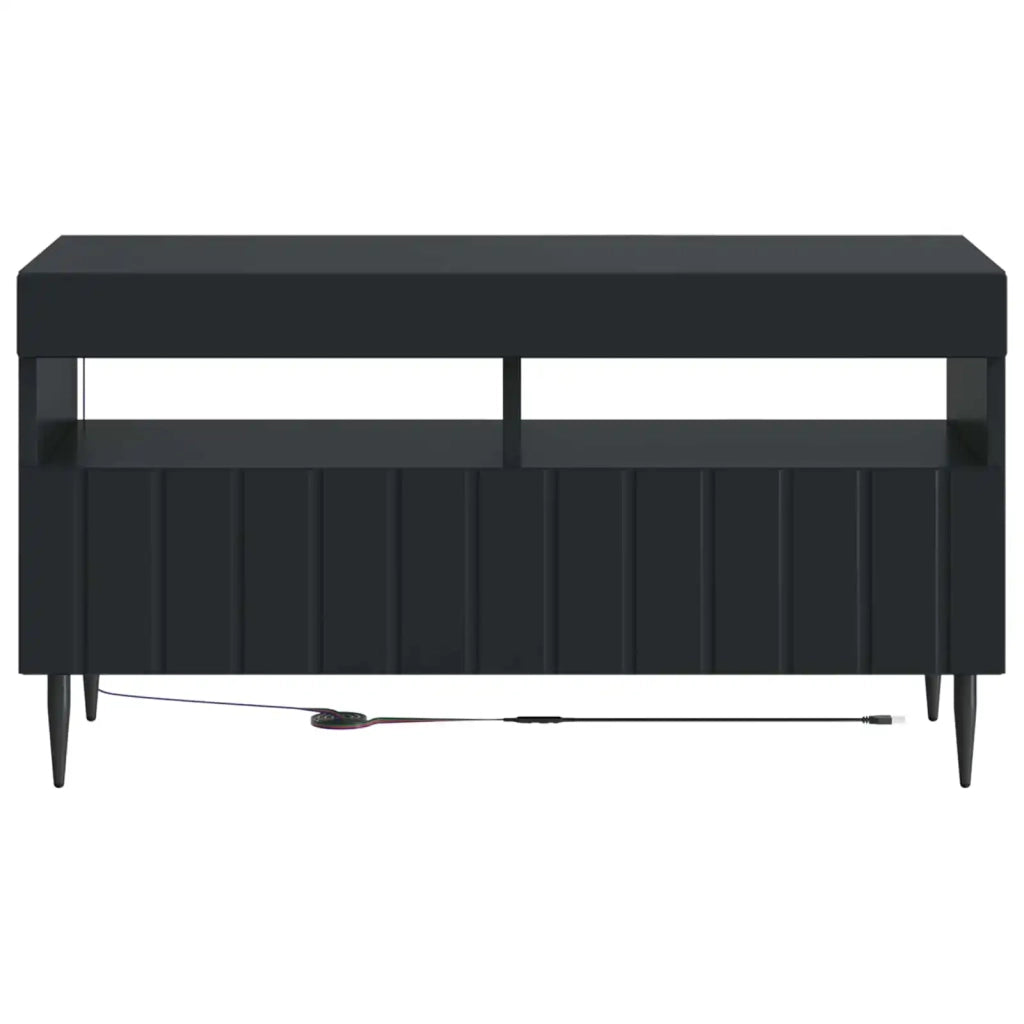 Mobile TV LED Nero Legno ingegnerizzato 896556