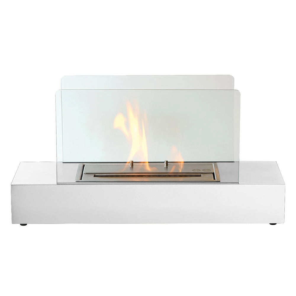 Camino a Bioetanolo da Tavolo 40x16,5x24 cm Karlsen Cremona Bianco