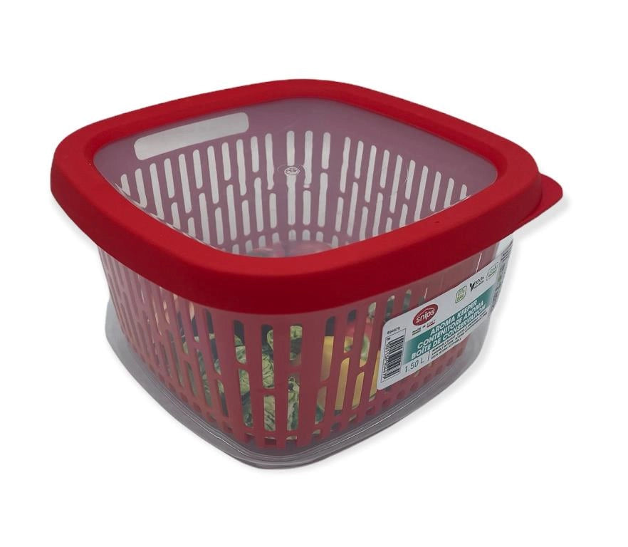 Contenitore Salvafreschezza Aroma Keeper Rosso 1,5 Litri Snips