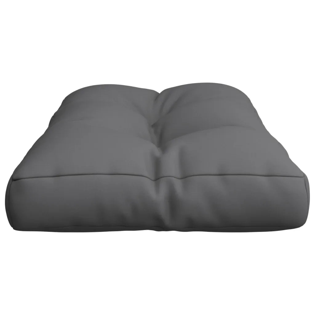 Cuscino per Pallet Antracite 80x40x12 cm in Tessuto 360601