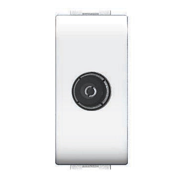 Presa Life Coassiale TV F bianco