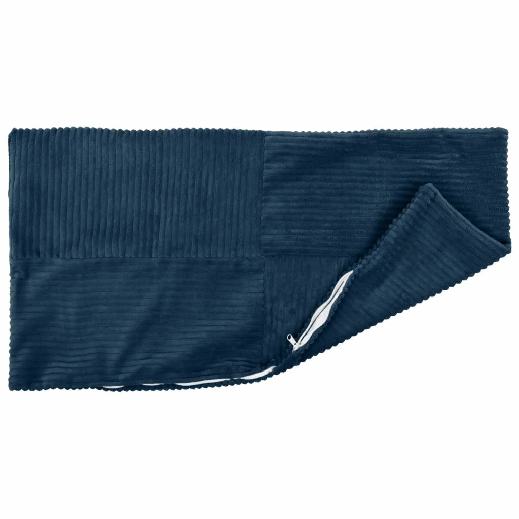 Federa 2 pcs ALMELO Blu navy 40 x 80 cm corduroy 914629