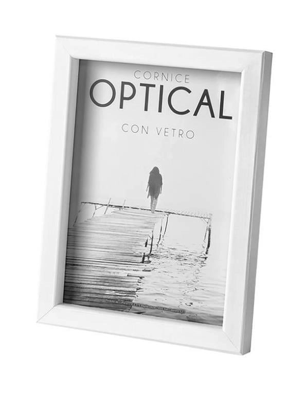 Cornice da Parete Optical Bianco 50 x 70 cm Lupia