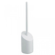 Portascopino Bagno da Terra in Plastica Resistente Durolite Bianco Tondo