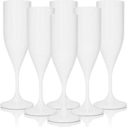 Set di bicchieri in Tritan - Vetro di champagne - Set da 6 pezzi - Materiale duro e resistente - Riciclabile e biodegradabile