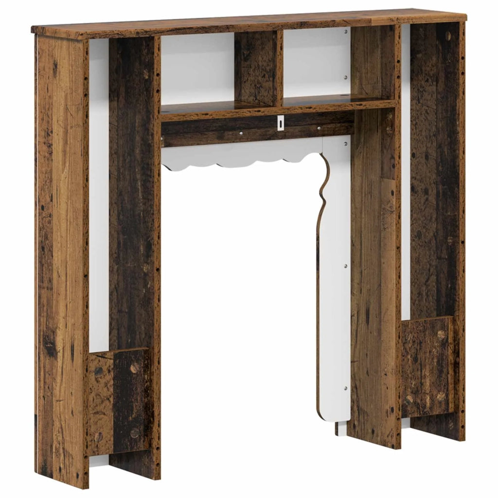 Cornice per camino Legno antico 93 x 20 x 89 cm 8006631