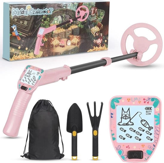 Detettore di metallo per bambini con display LCD e getto idroresistente