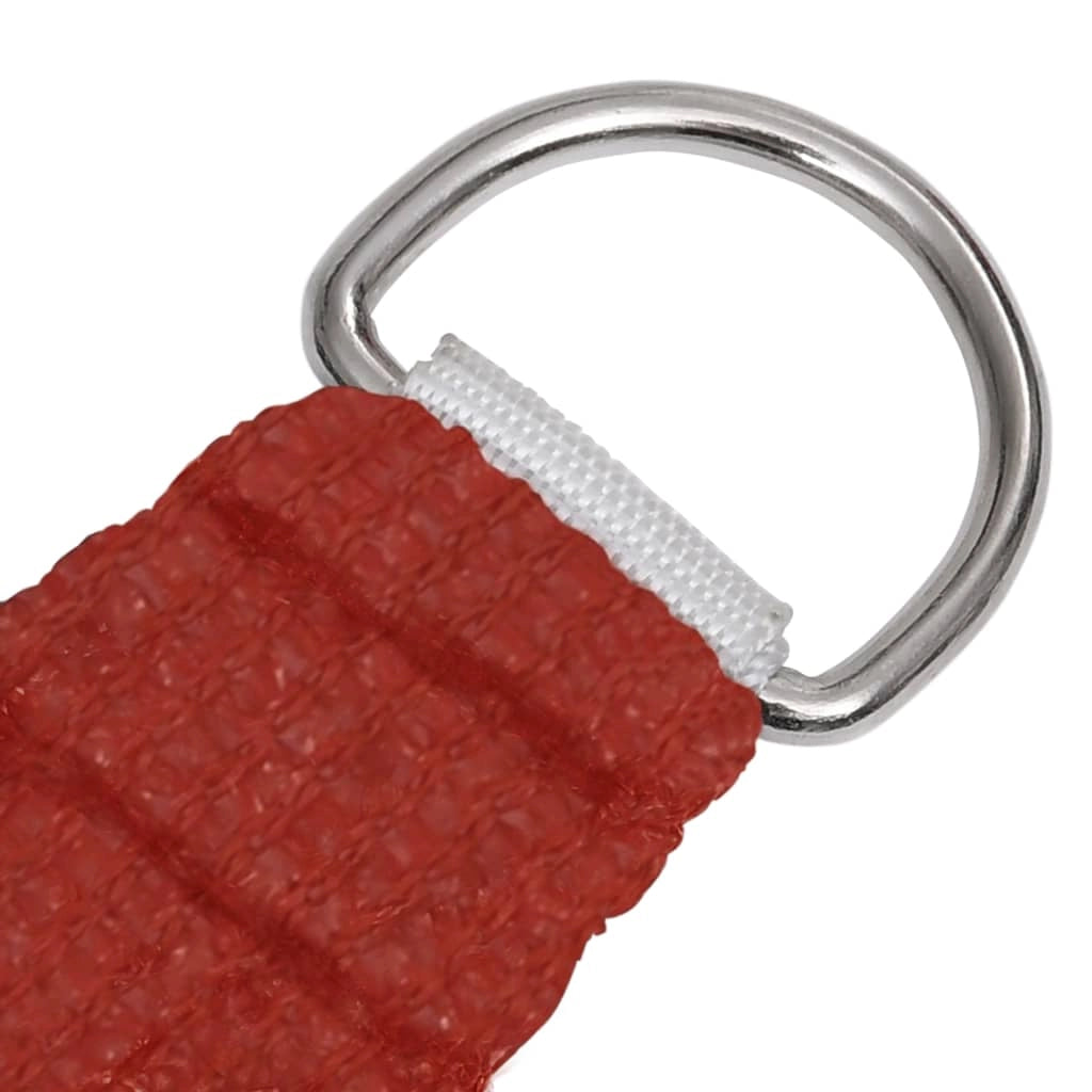 Vela ombreggiante 160 g/m² rossa 3 x 4 x 5 m HDPE 02_0009271