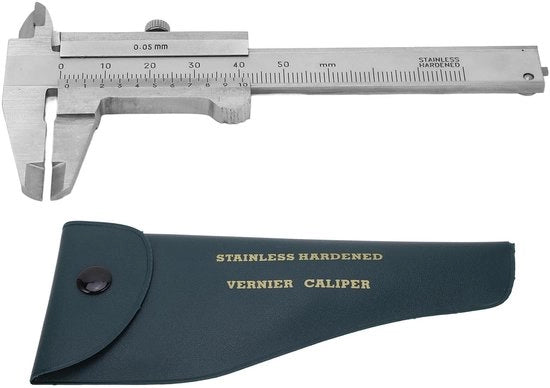 Misuratore di distanza con alta precisione - Raggio di misura 0-50 mm - Doppia scala - Tasca di stoccaggio - Utile e versatile - Ideale per misure piccole