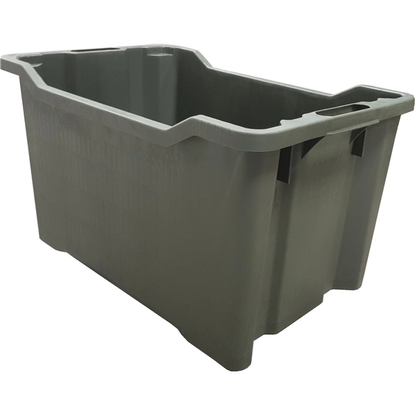 CASSETTA AGRICOLA SOVRAPPONIBILE E IMPILABILE CHIUSA 40 lt - 52x36x31 cm