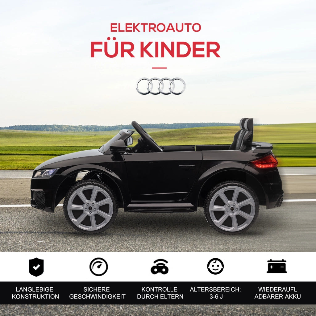 Auto Bambini Audi TT RS Roadster ¨C Minimal ¨C Nero LED Telecomando