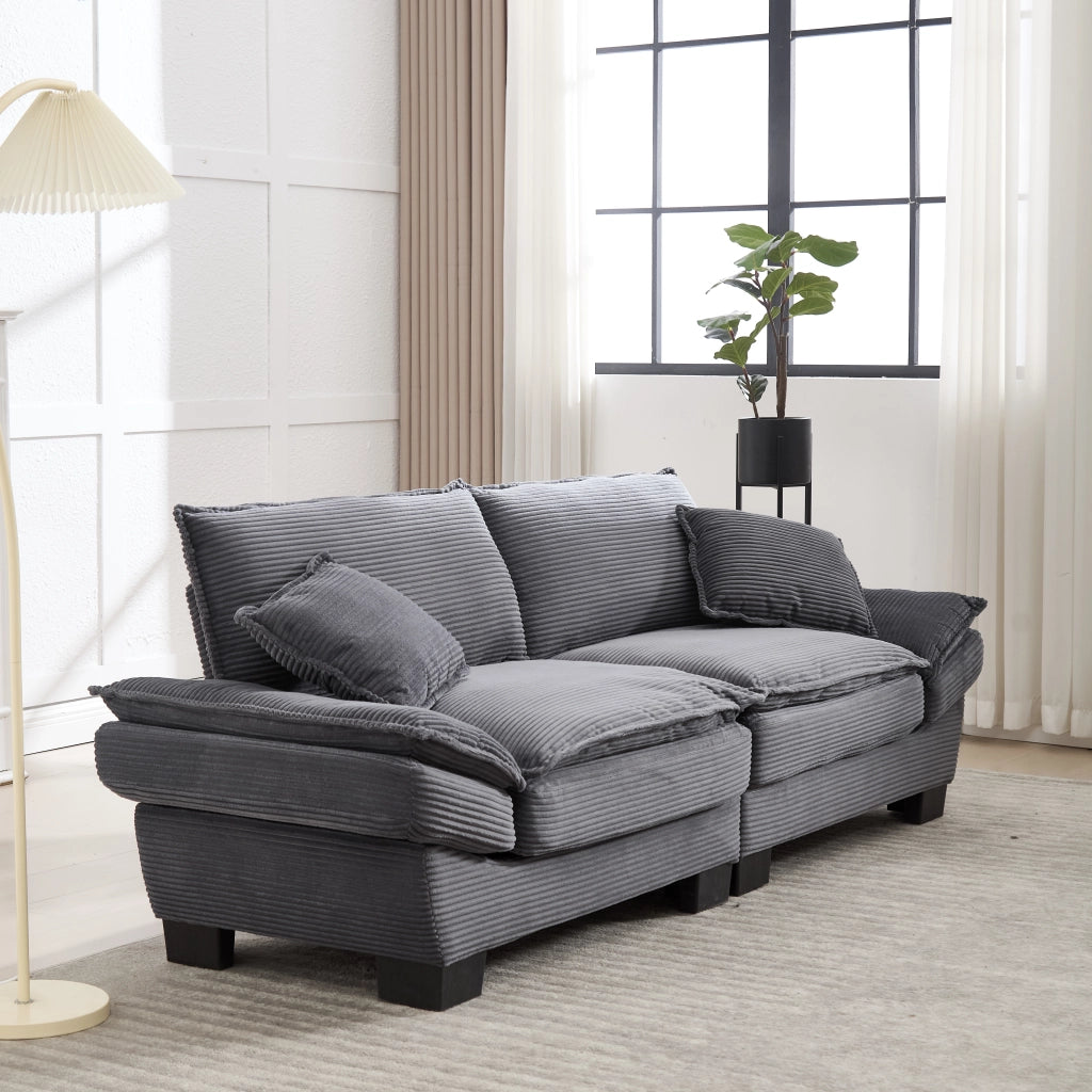 Divano Letto Doppio con Cuscino ¨C MINIMAL ¨C Grigio Scuro