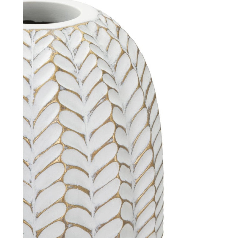 Vaso Resina Leaf cm ø 18,5x46