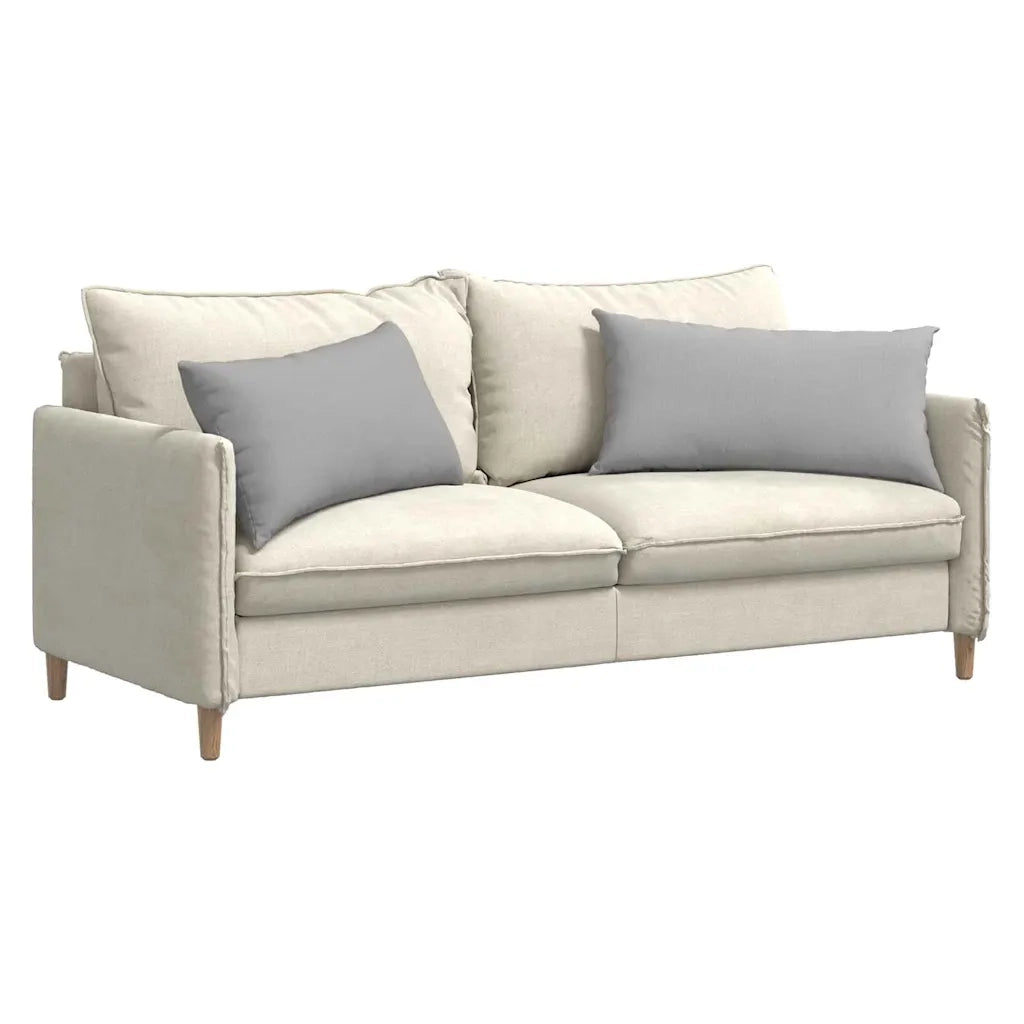 Cuscini da Divano 2 pcs Grigio Nuvola 80 x 40 cm Tessuto 42013709