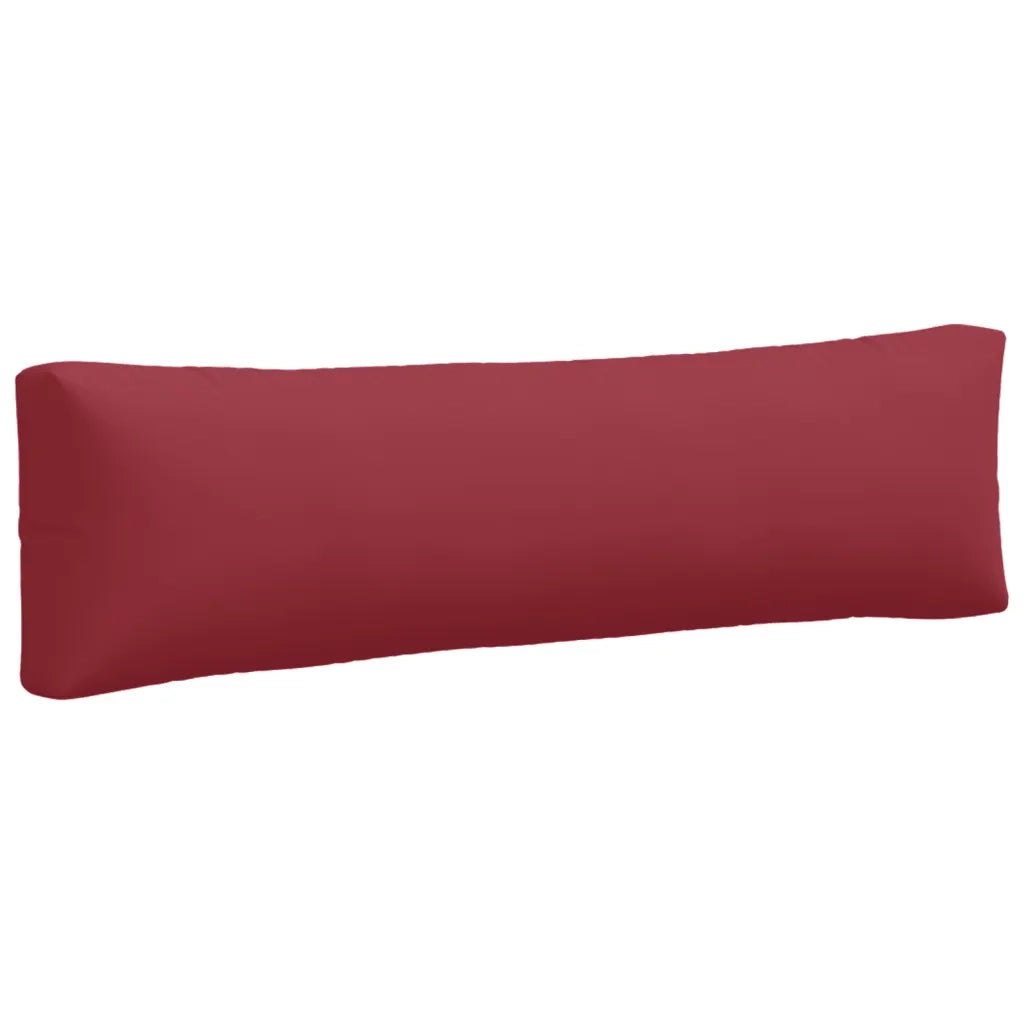 Cuscini per Pallet 2 pz Rosso Vino in Tessuto 360931