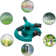 360° Rotoraspirapolvere Rotante per Giardino con 3 Aspirapolvere – Sistema di Irrigazione Automatico – Testa d'Aspirapolvere a Risparmio d'Acqua per Giardino, Prato e Esterno – Multifunzionale – Facile da Collegare – per Irrigazione Efficiente