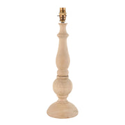 Base lampada da tavolo rustica legno naturale B22 Endon