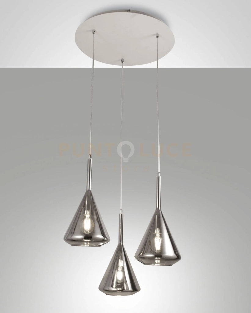 TRIS SOSPENSIONE FUME' 3 LUCI 3582-47-126