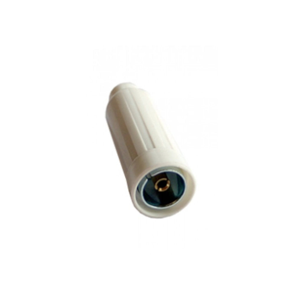 Presa tv 75ohm d9,5 volante bianca
