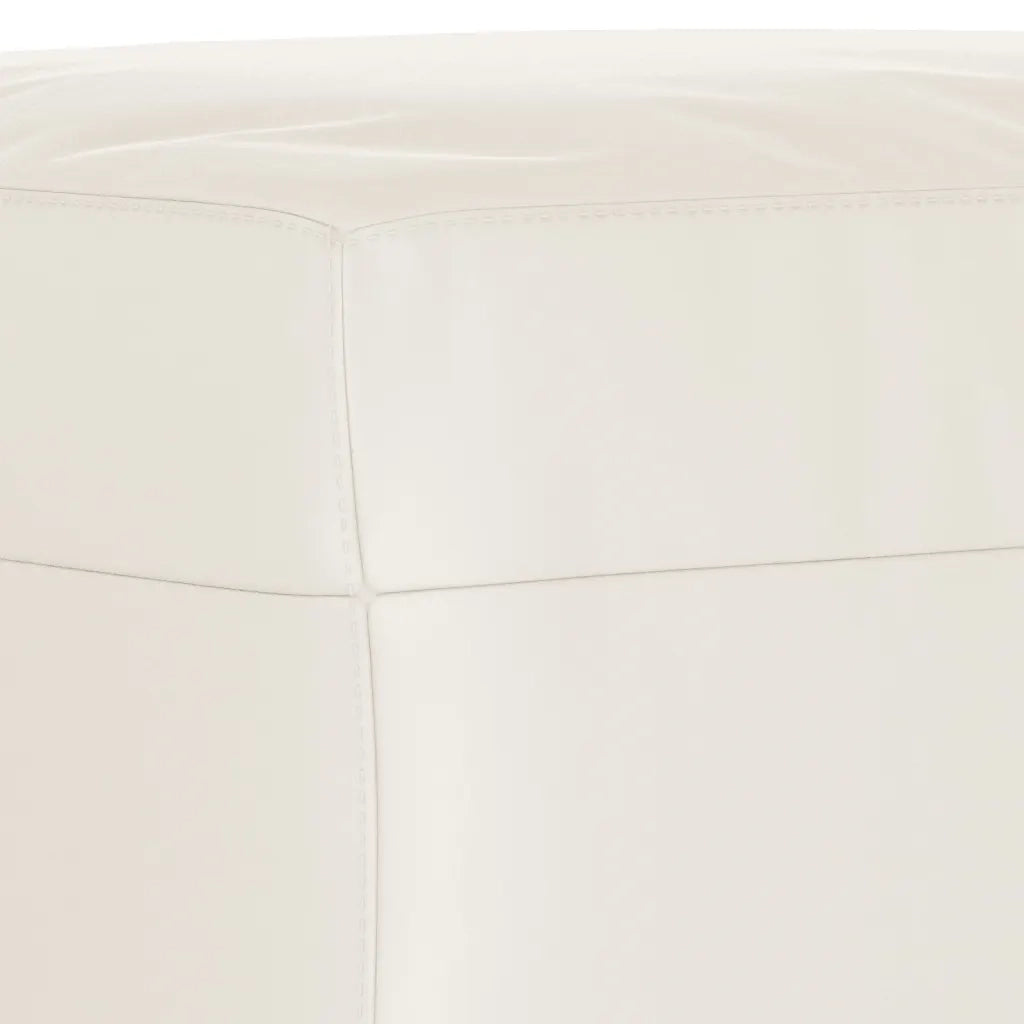 Panca beige 100x35x41 cm in Microfibra 349470