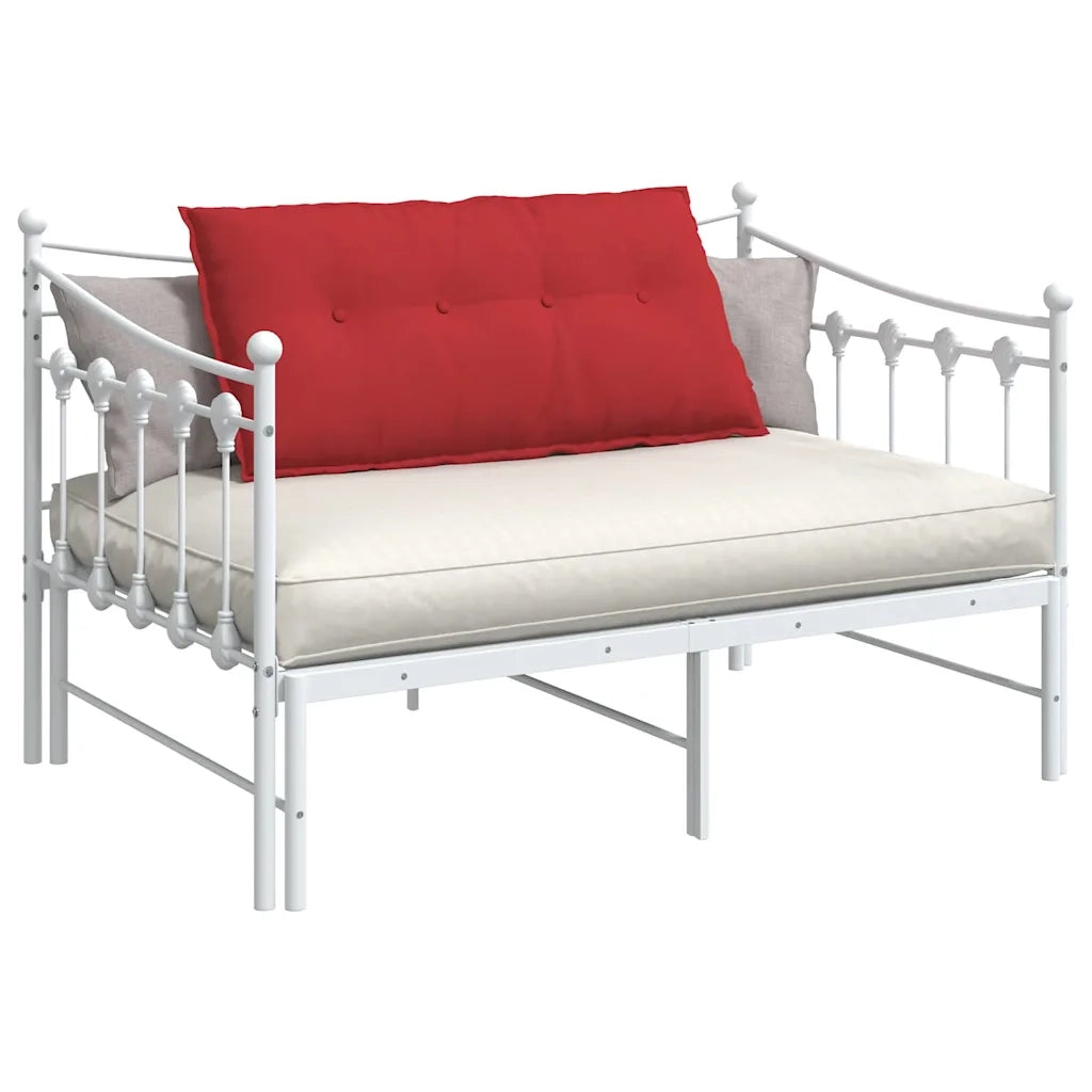 Cuscino per Schiena | Cuscino dorsale Rosso 100 x 19 x 50 cm Tessuto