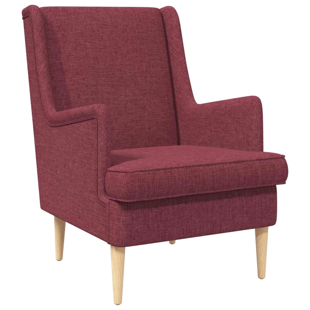 Poltrona Rosso Vino Tessuto 42029951
