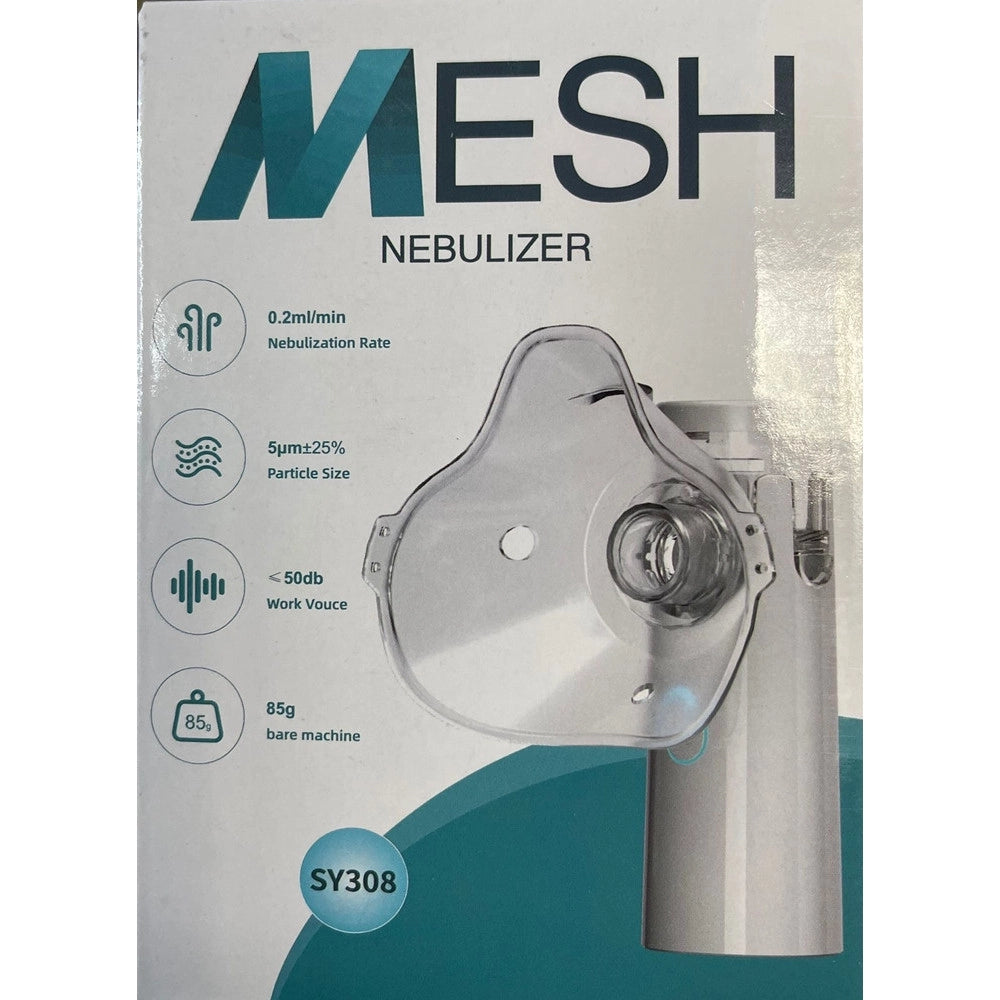 Trade Shop - Mini Aerosol Portatile Silenzioso Apparecchio Per Adulti Bambini Respirazione Nebulizzatore -