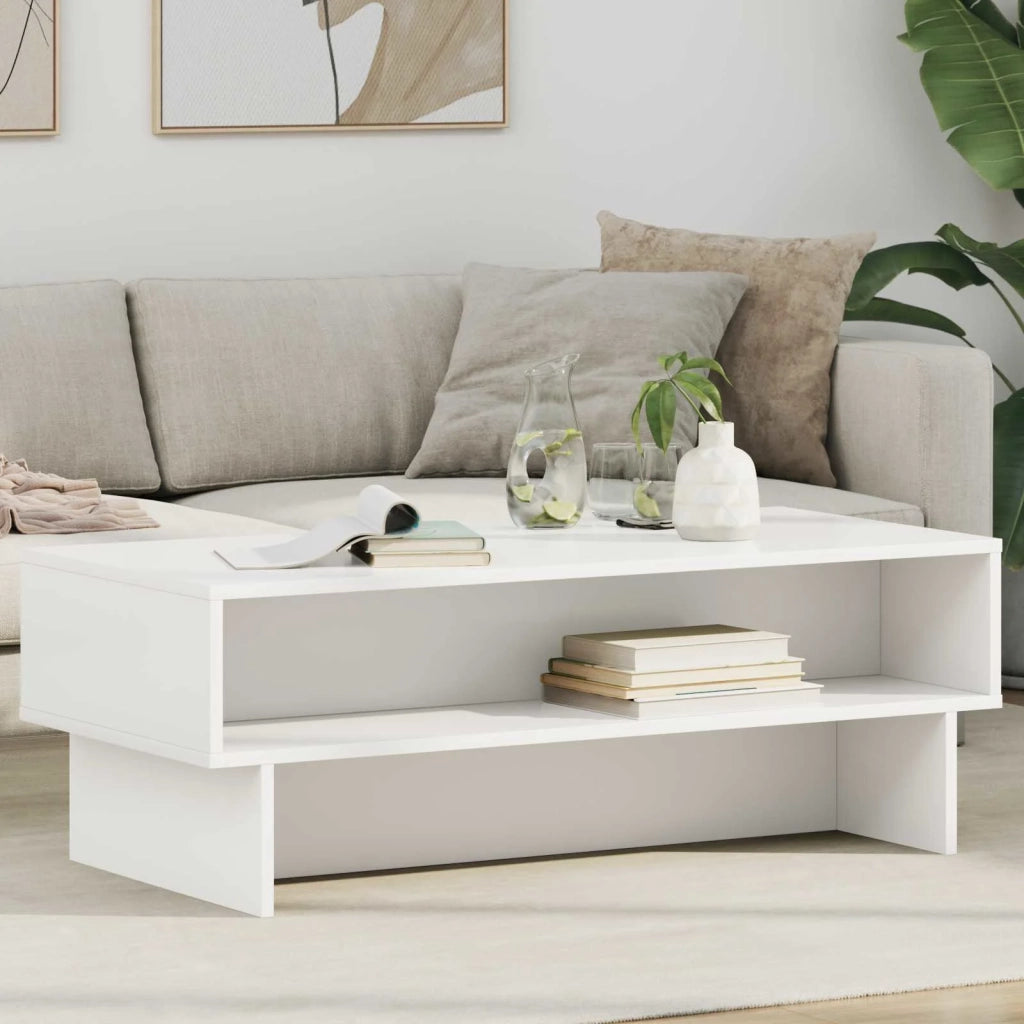 Tavolino da salotto Bianco 100 x 46 x 35 cm 8000236