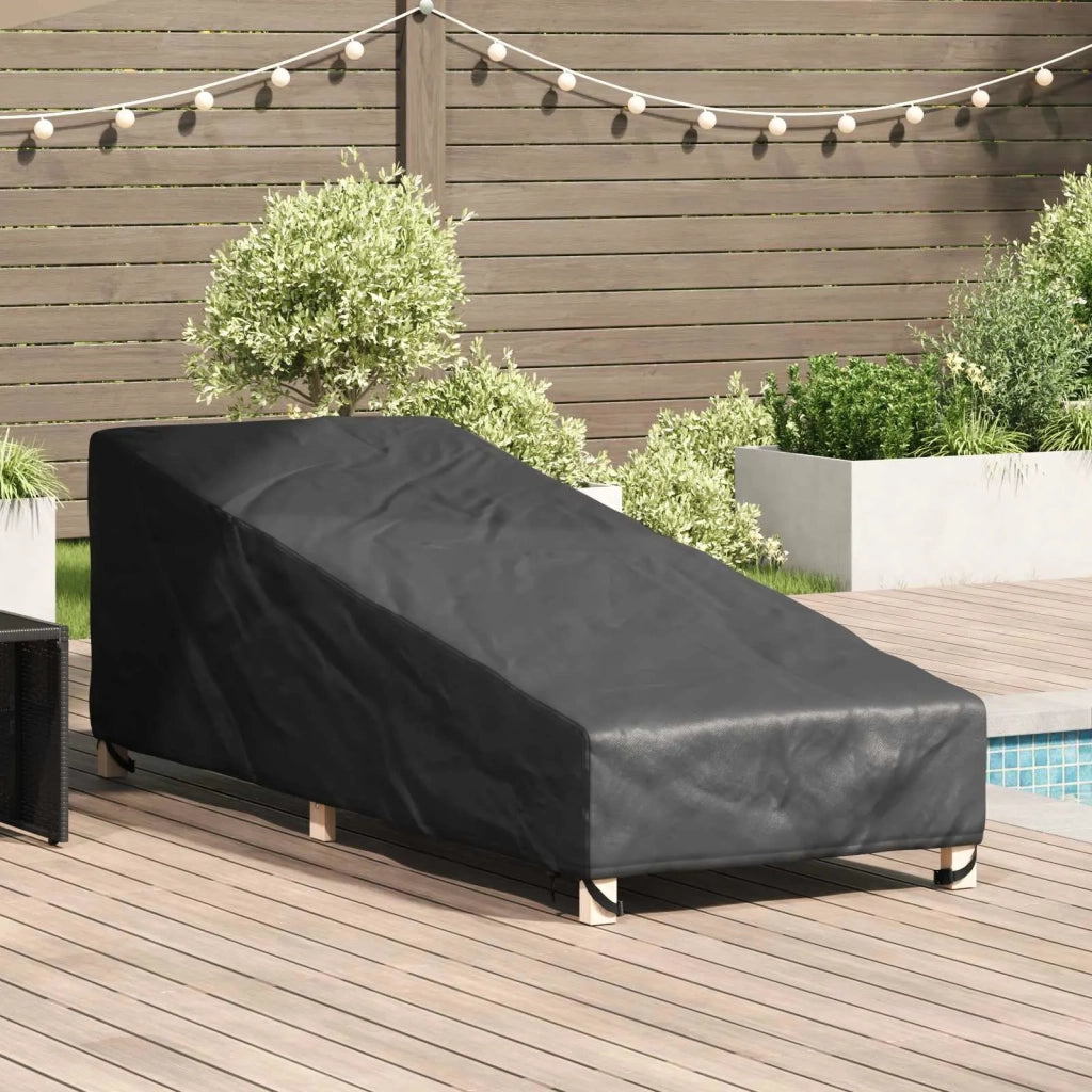 Copertura per mobili da esterno Nero 203 x 81 x 63 cm