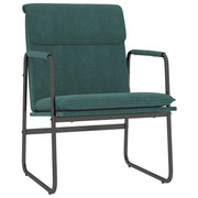 Poltrona | Sedia Lounge Verde Scuro 55x64x80 cm in Tessuto