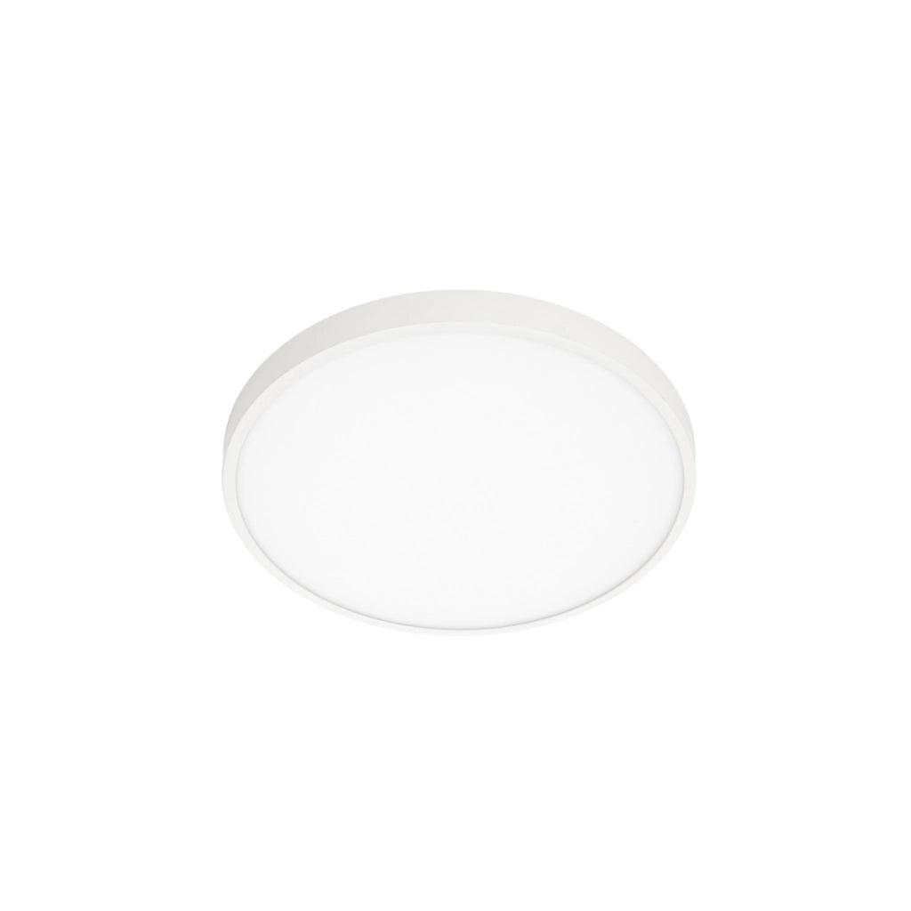 Plafoniera LED rotonda minimal bianca 30W 3000K Italux