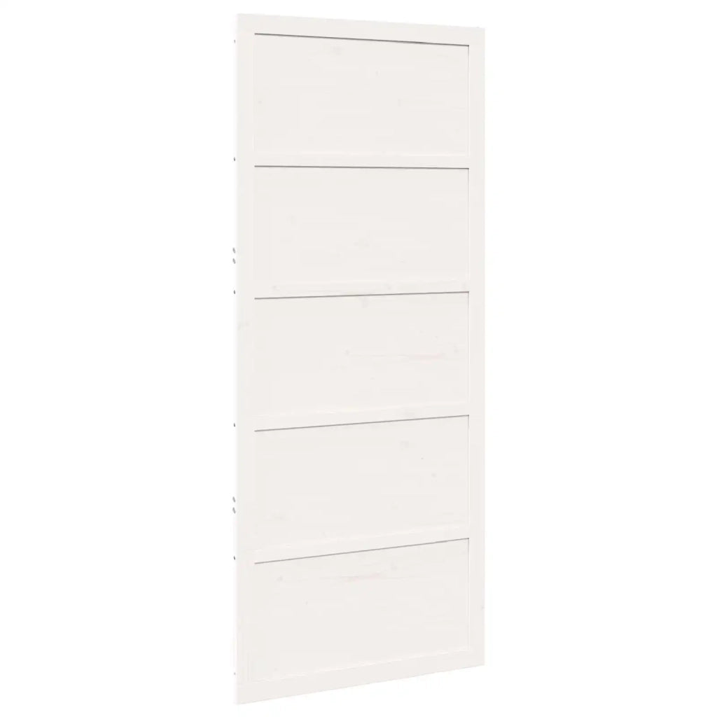 Porta del fienile Bianco 100 x 2,5 x 208 cm 42047136