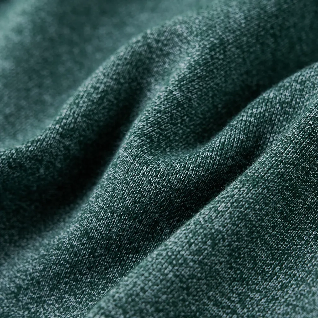 Felpa da Bambino Verde Scuro Mélange 92 12664