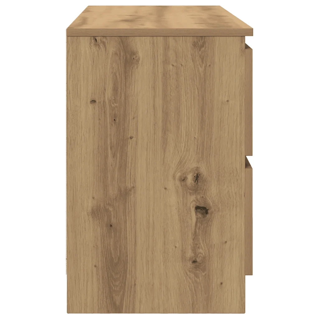 Mobile TV Rovere Artigianale 100x35x54 cm in Legno Multistrato 861804