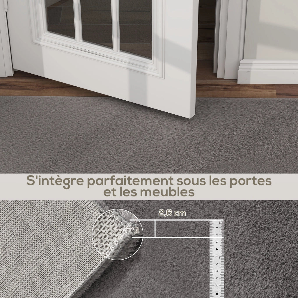 Tappeto a pelo lungo ¨C Minimal ¨C grigio chiaro 200x140 cm