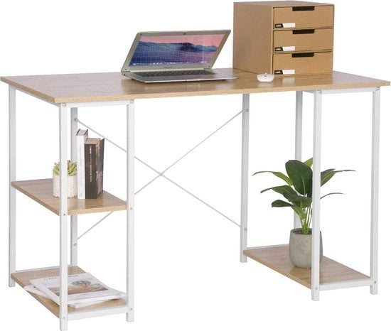 Scrivania per ufficio con superficie di lavoro per computer