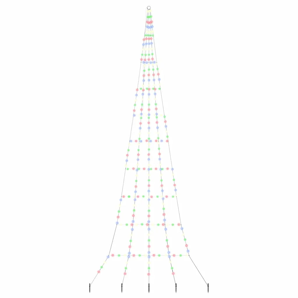 Albero di Natale LED con picchetti per il terreno 511 cm 42018747