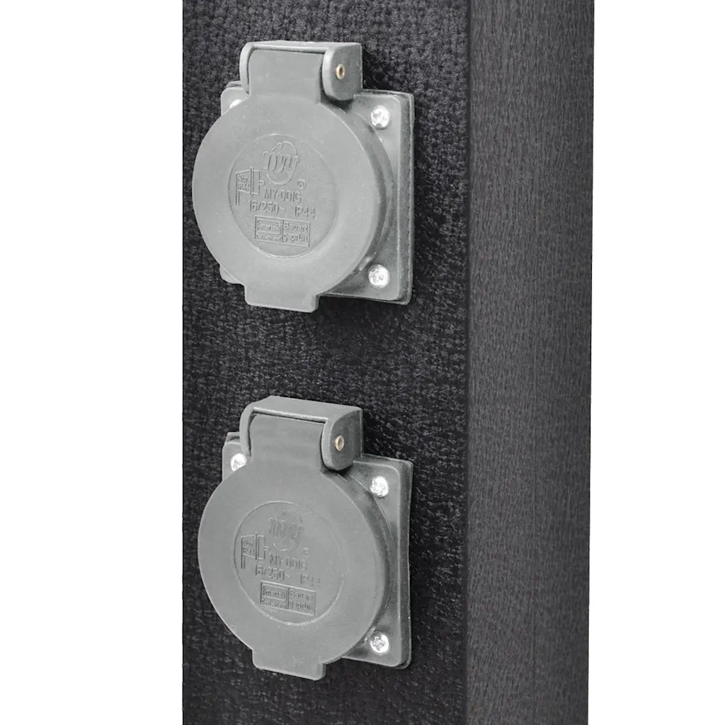 Presa Elettrica da Giardino con Pilastro Nero CFW8047570