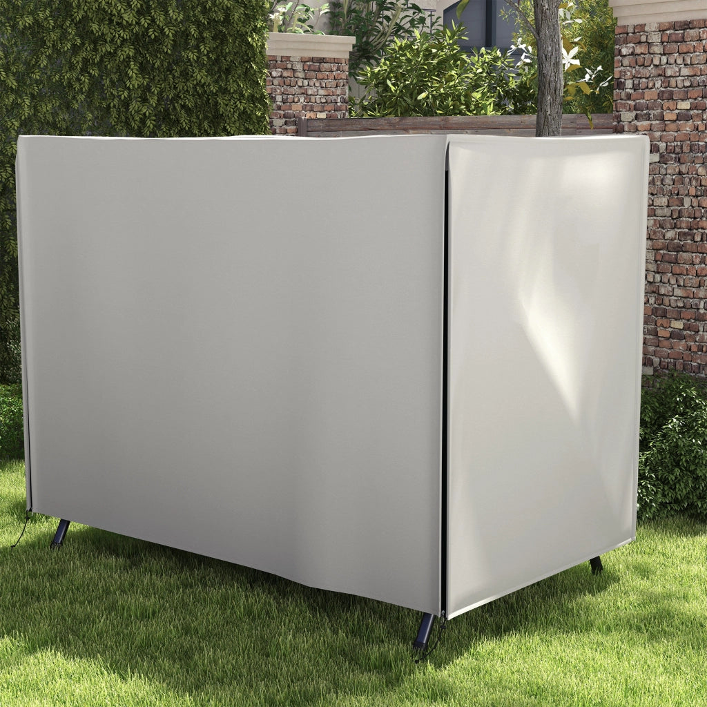 Copertura per altalena da giardino ¨C Minimal ¨C grigio 205x124x164 cm