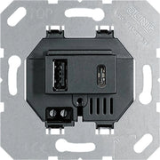Scatola di carica USB Tipo A e C Nero - USB15CASW - E3KP6