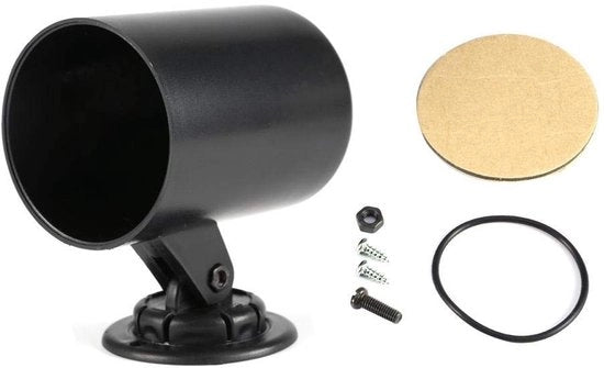 Sostegno per strumento da 52mm - Osservatorio universale - Auto/Truck - Incluso materiale di fissaggio - Nero - Materiale plastico duraturo - Sostegno per strumenti