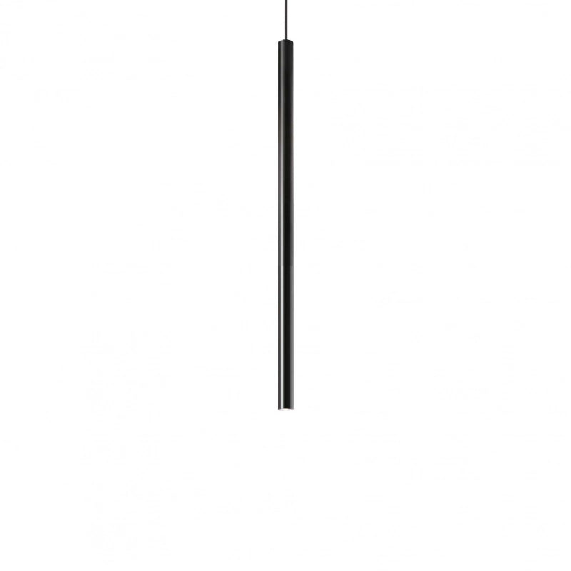 Lampada A Sospensione Ultrathin Sp D040 Round On-Off Nero Ideal-Lux