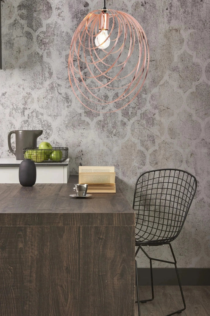 Lampada Da Soffito Geometrico Rose Gold APP427-1CP