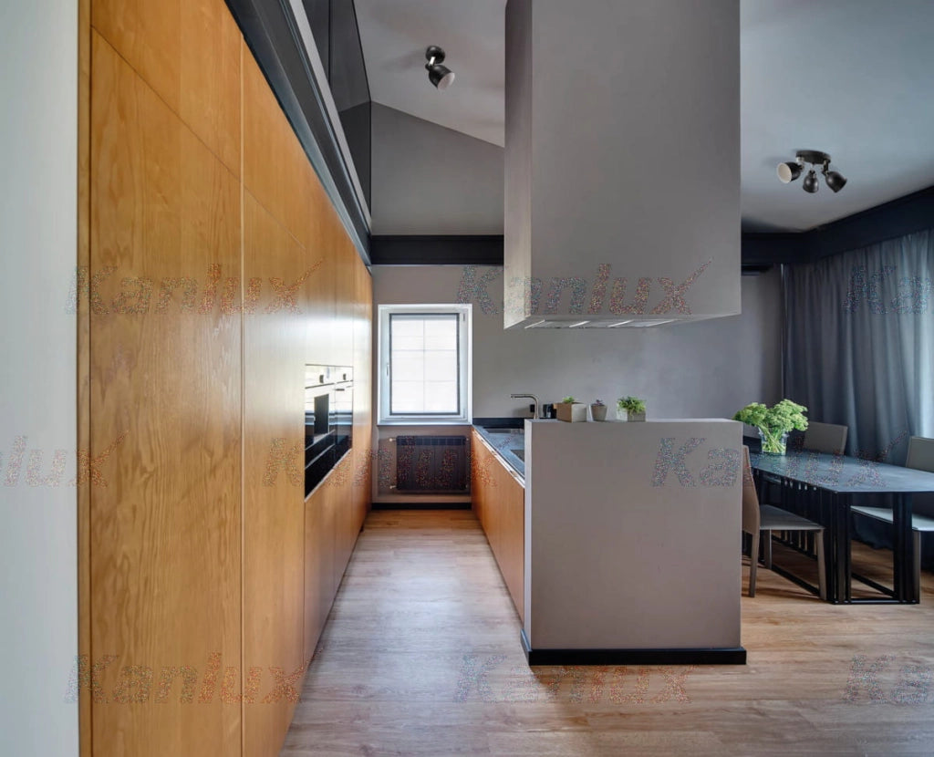 Plafoniera orientabile Kanlux Derato nera 3xE14 alluminio