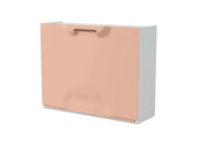 SCARPIERA IN RESINA ROSA ANTICO CM 51X17X40 2 PAIA MODULABILE
