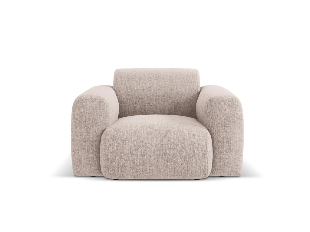 Cosmopolitan Design - Poltrona "Nolio" 2 posti in ciniglia beige 
