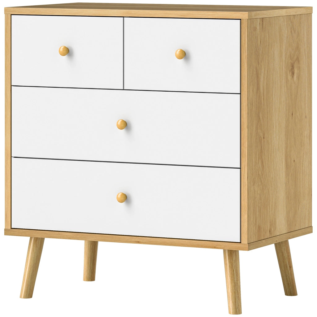 Cassettiera ¨C Minimal ¨C Robe e Bianco 60x35x65