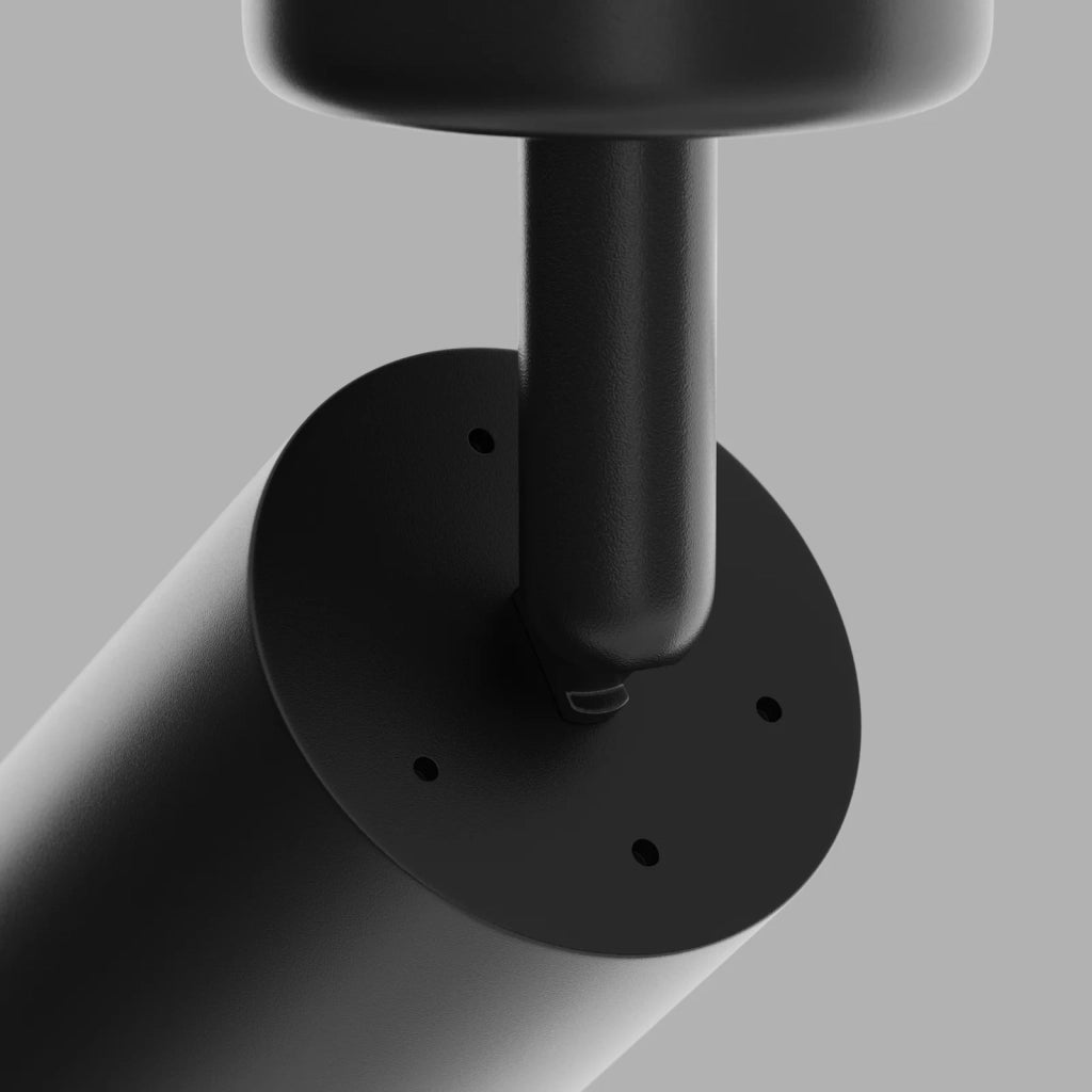Maytoni Lampada da soffitto moderna Focus 1 luce GU10 nero metallo